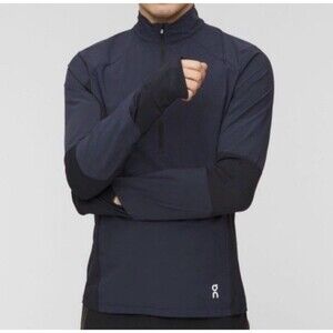 ON Running Cloud Trail Breaker Jacket Navy Blue Mens Size Large